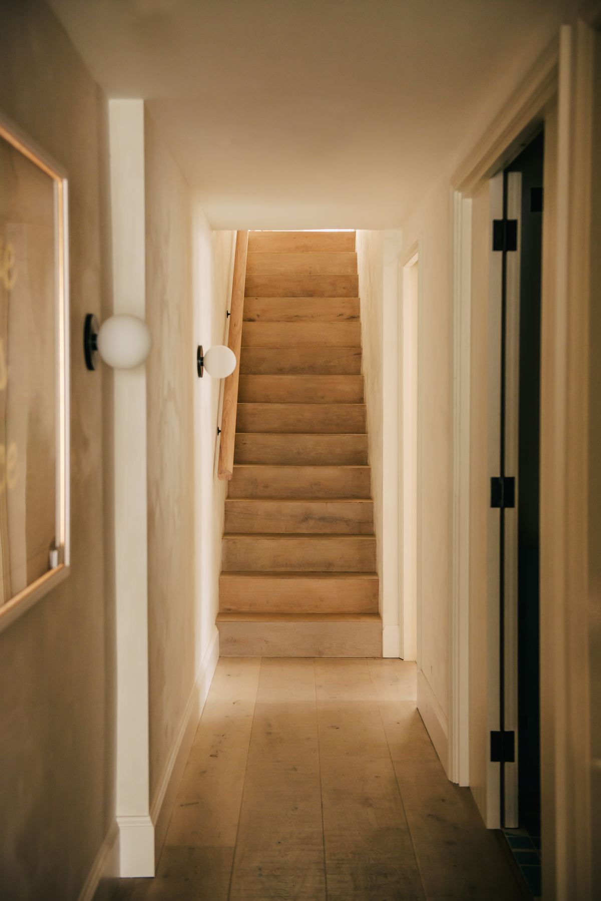 Stairs to the upper floor