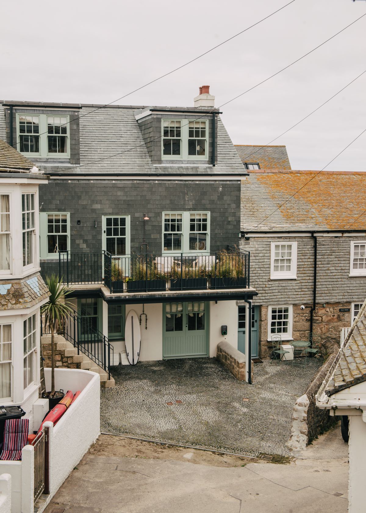 The street elevation