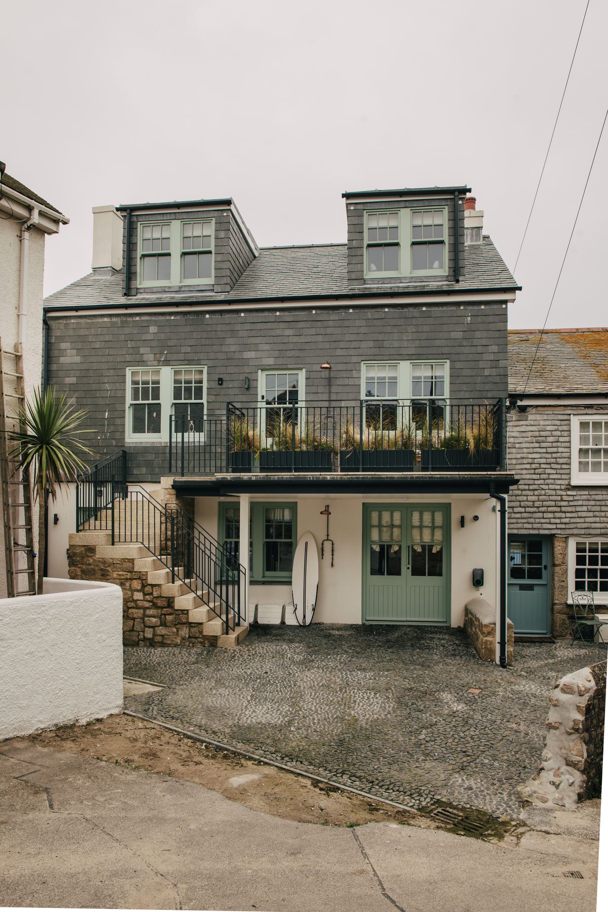 Front elevation from the lane